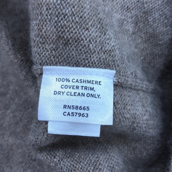 NORDSTROM MEN'S SHOP Regular Fit Cashmere Quarter - Picture 6 of 7